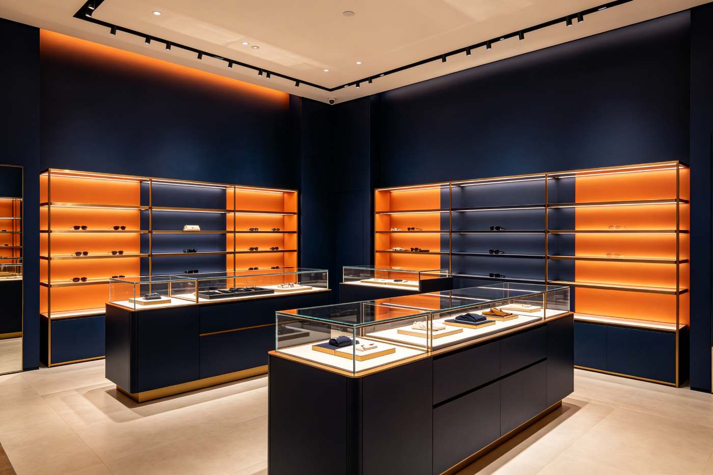 Modern retail store fitted with DisplayPro display fixtures